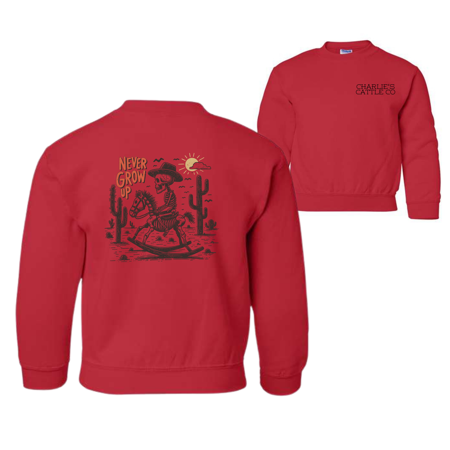 Never Grow Up Youth Sweatshirt