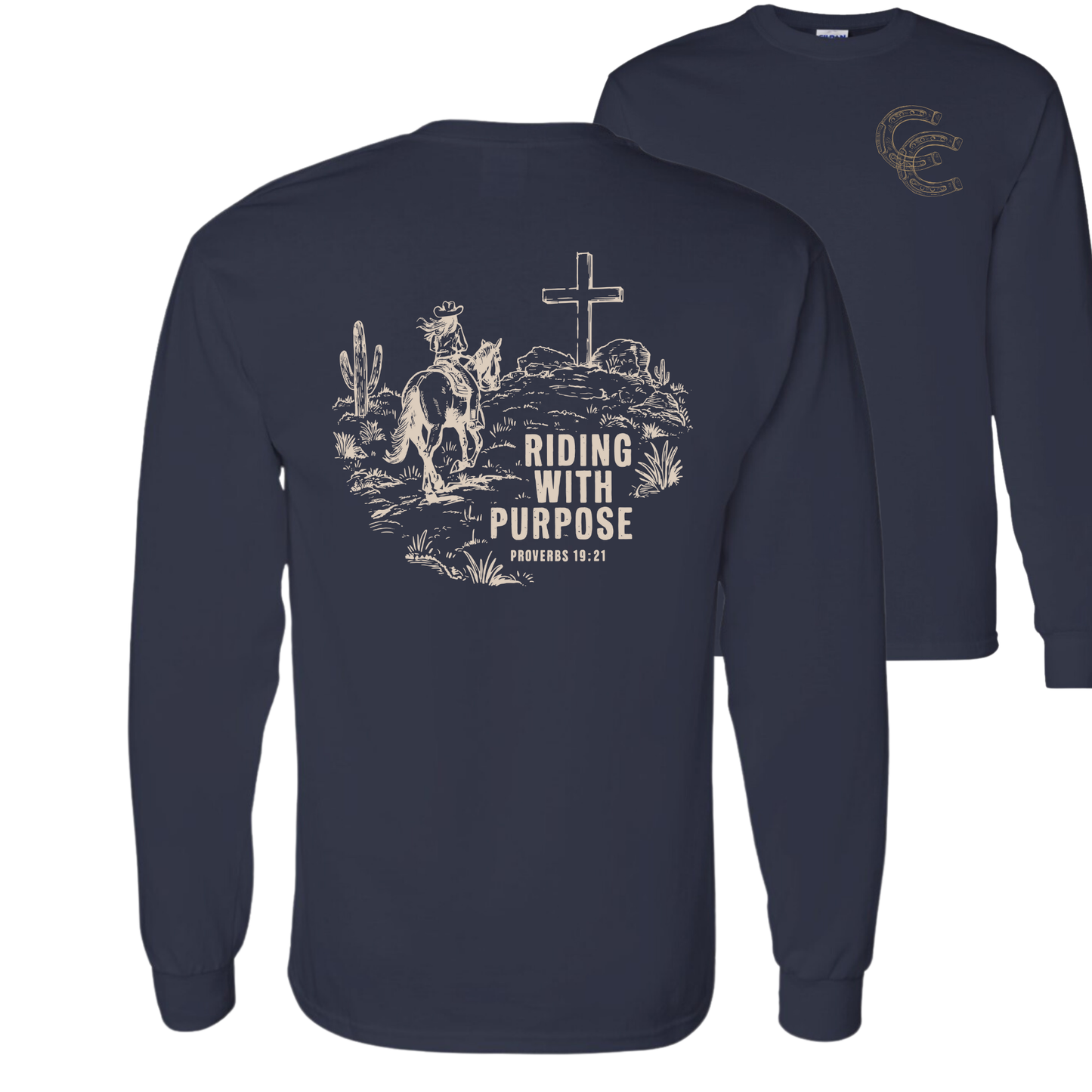 Riding With Purpose Long Sleeve Tee