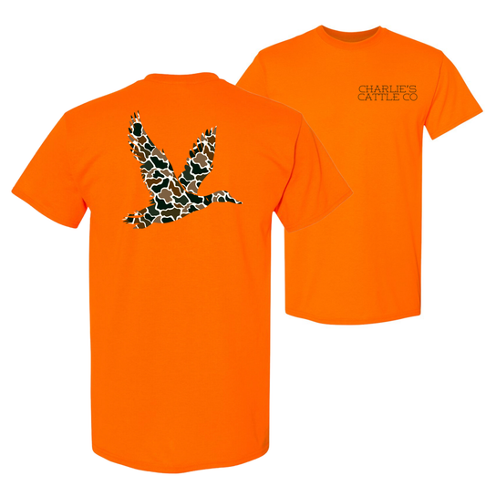 Camo Flying Mallard T-Shirt