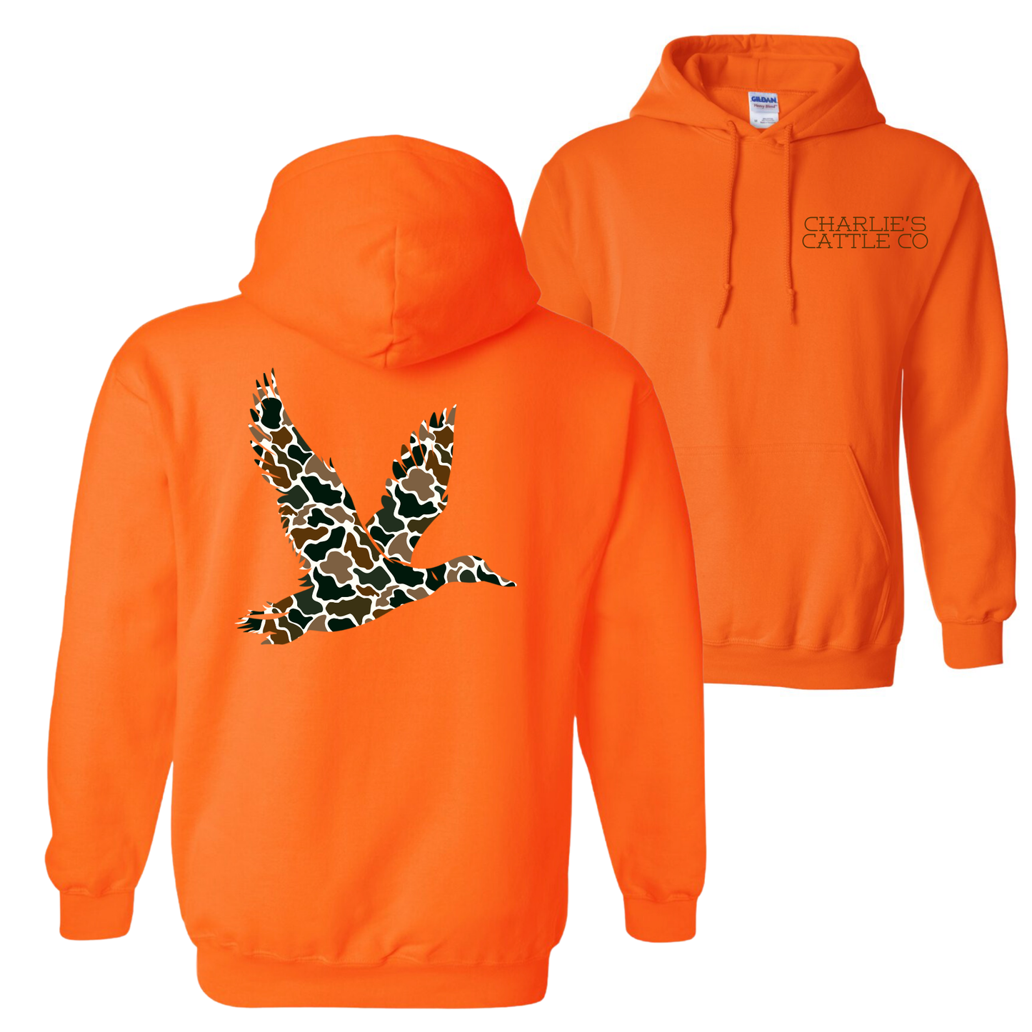 Camo Flying Mallard Hoodie