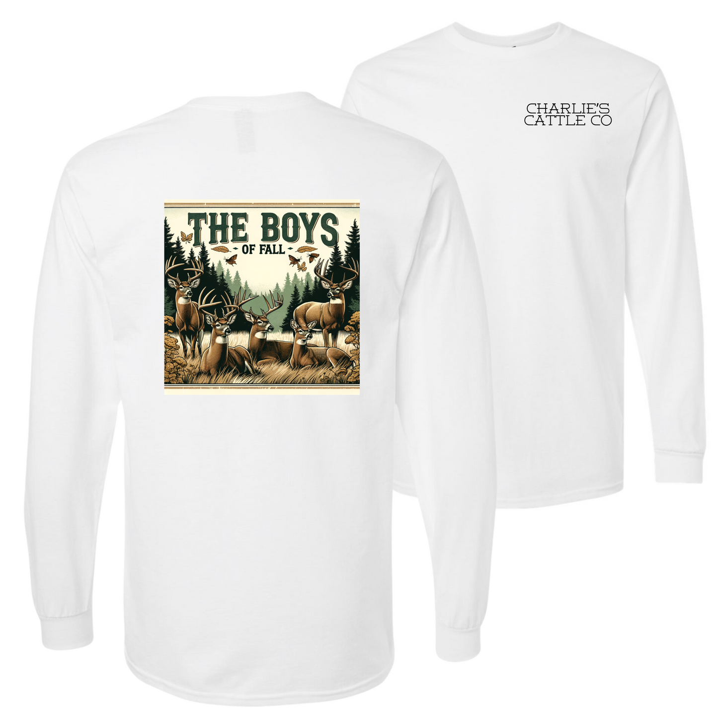 Boys of Fall Deer Long Sleeve Tee