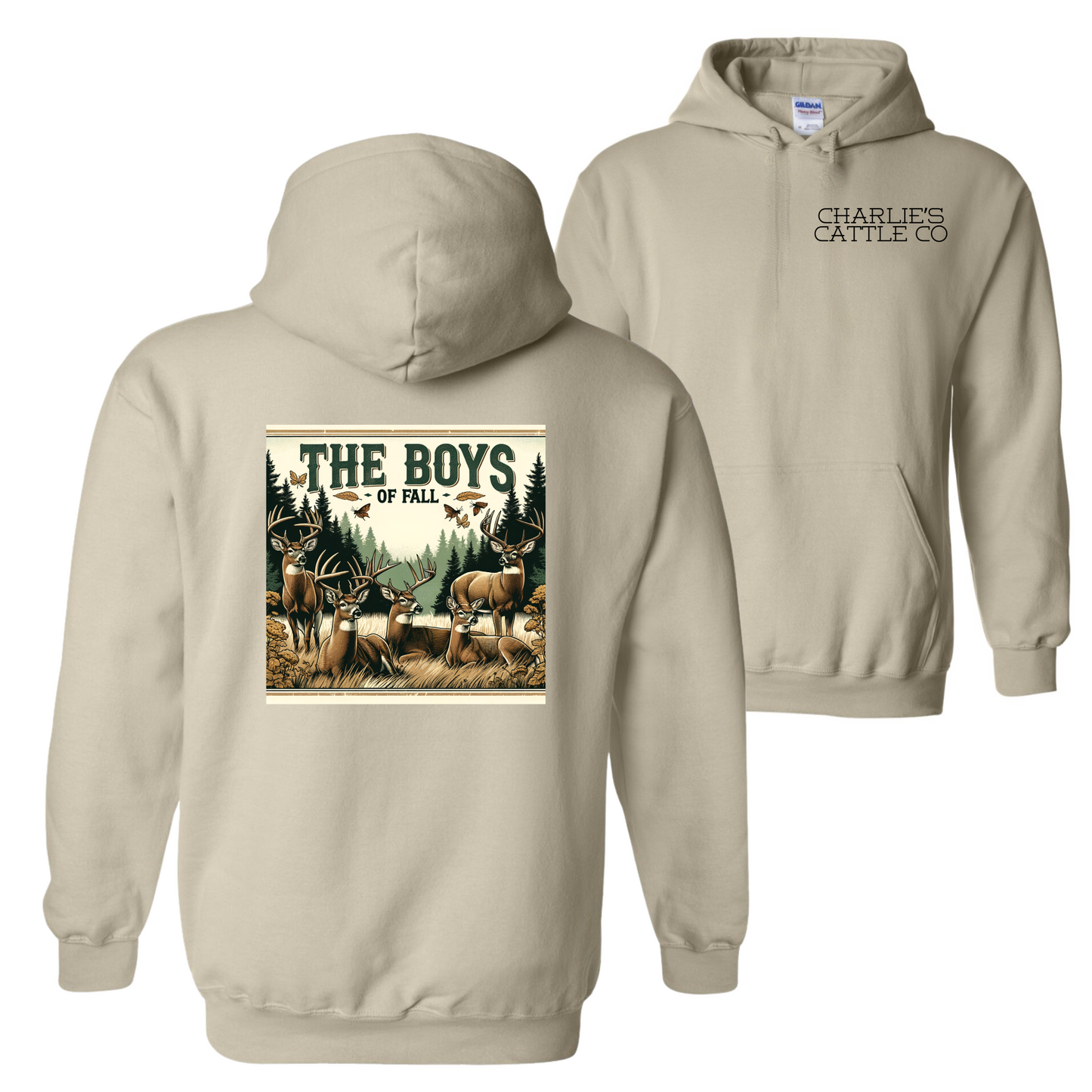 Boys of Fall Deer Hoodie