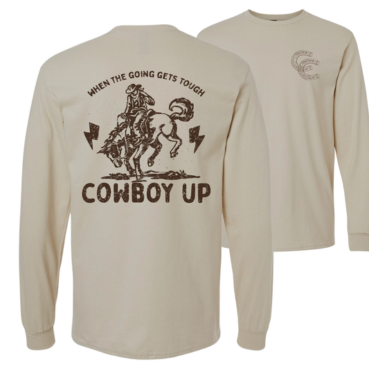 Cowboy Up Long Sleeve Tee