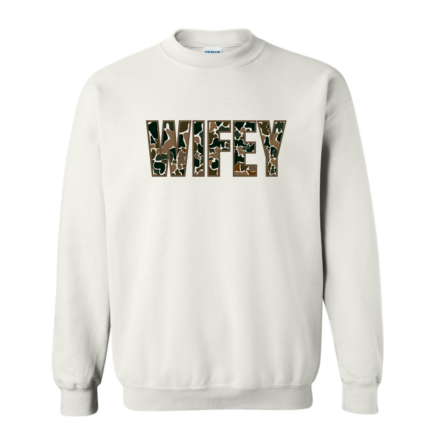 Camo Wifey Sweatshirt