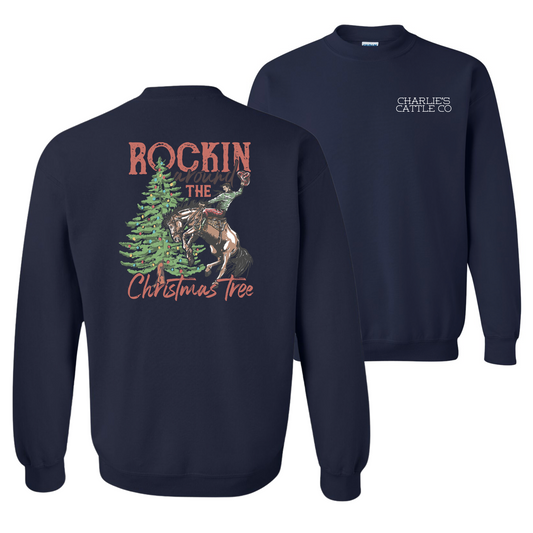 Rock'n Around The Christmas Tree Sweatshirt