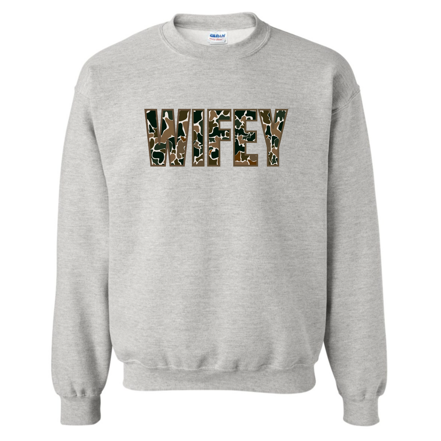 Camo Wifey Sweatshirt