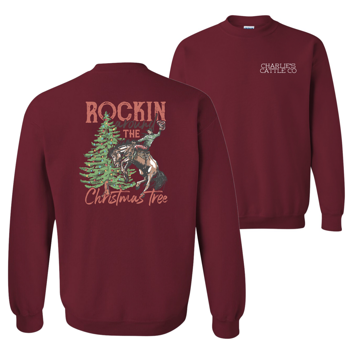 Rock'n Around The Christmas Tree Sweatshirt