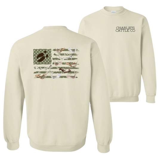 Antler Flag Sweatshirt