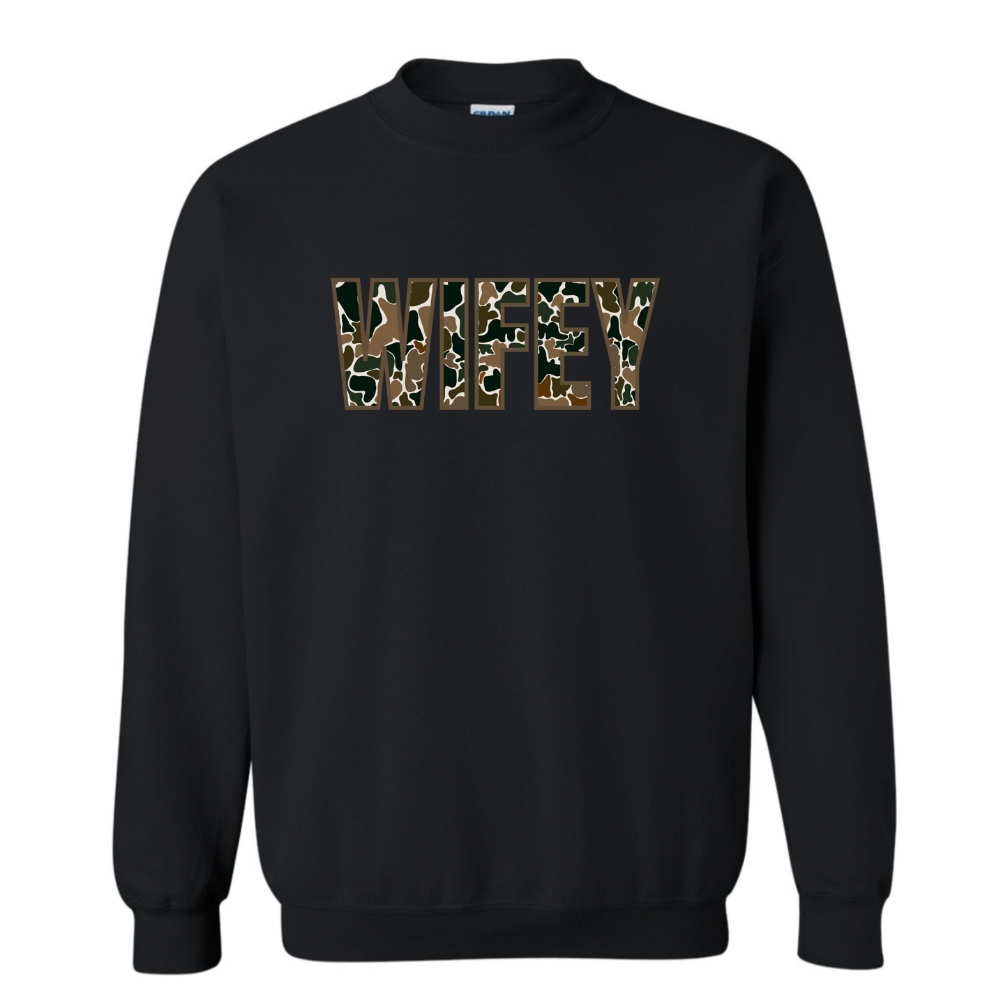 Camo Wifey Sweatshirt