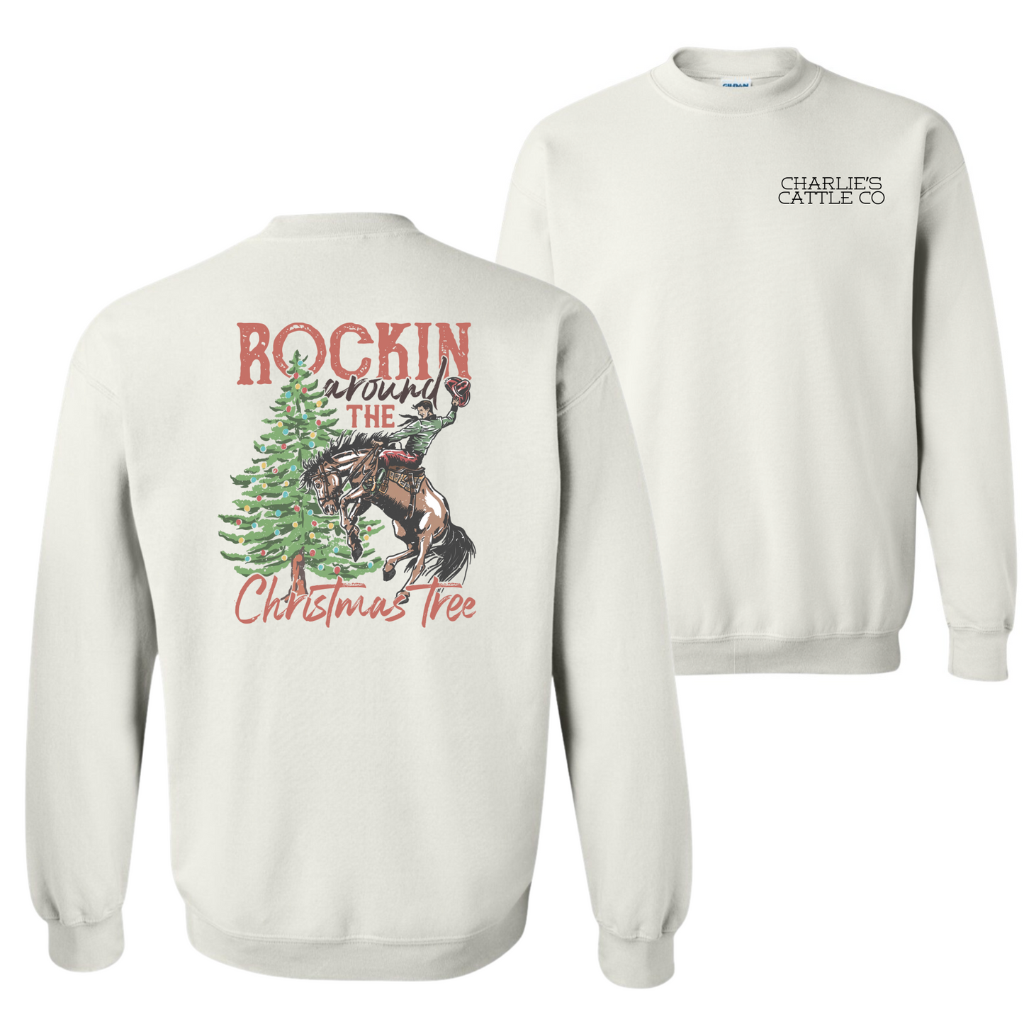 Rock'n Around The Christmas Tree Sweatshirt