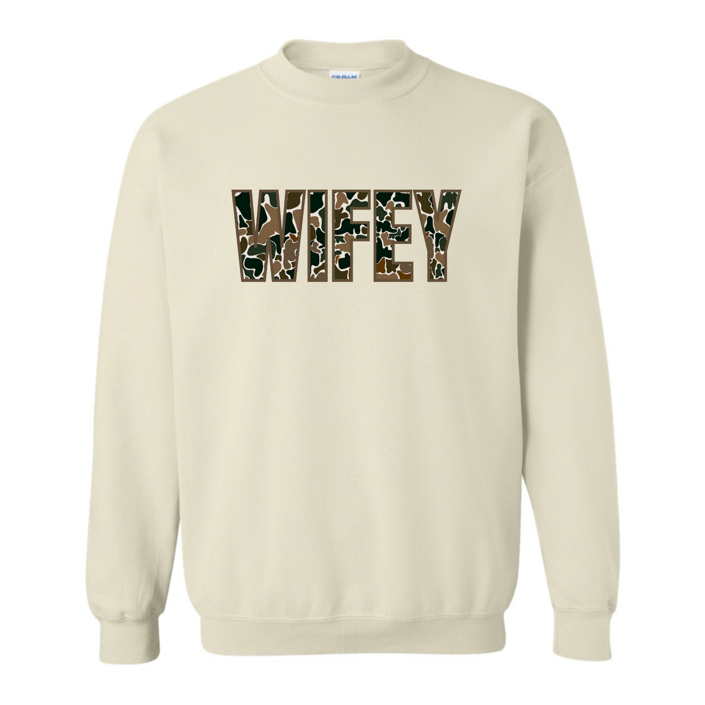 Camo Wifey Sweatshirt