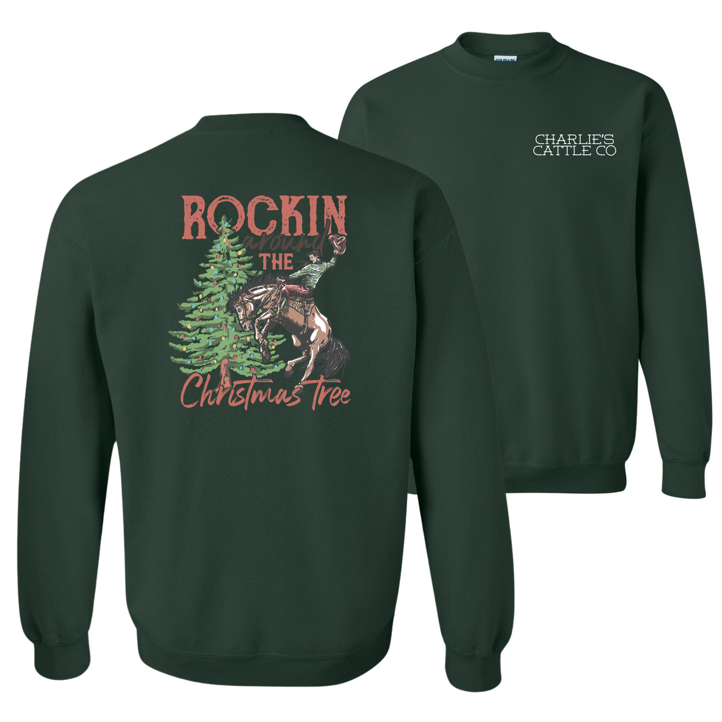 Rock'n Around The Christmas Tree Sweatshirt