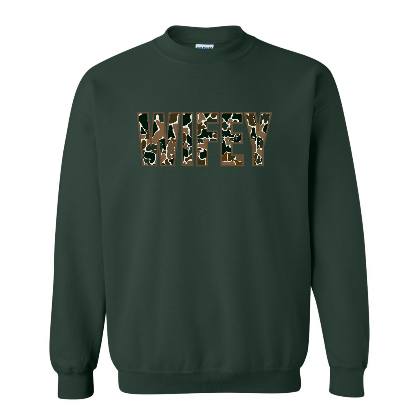 Camo Wifey Sweatshirt