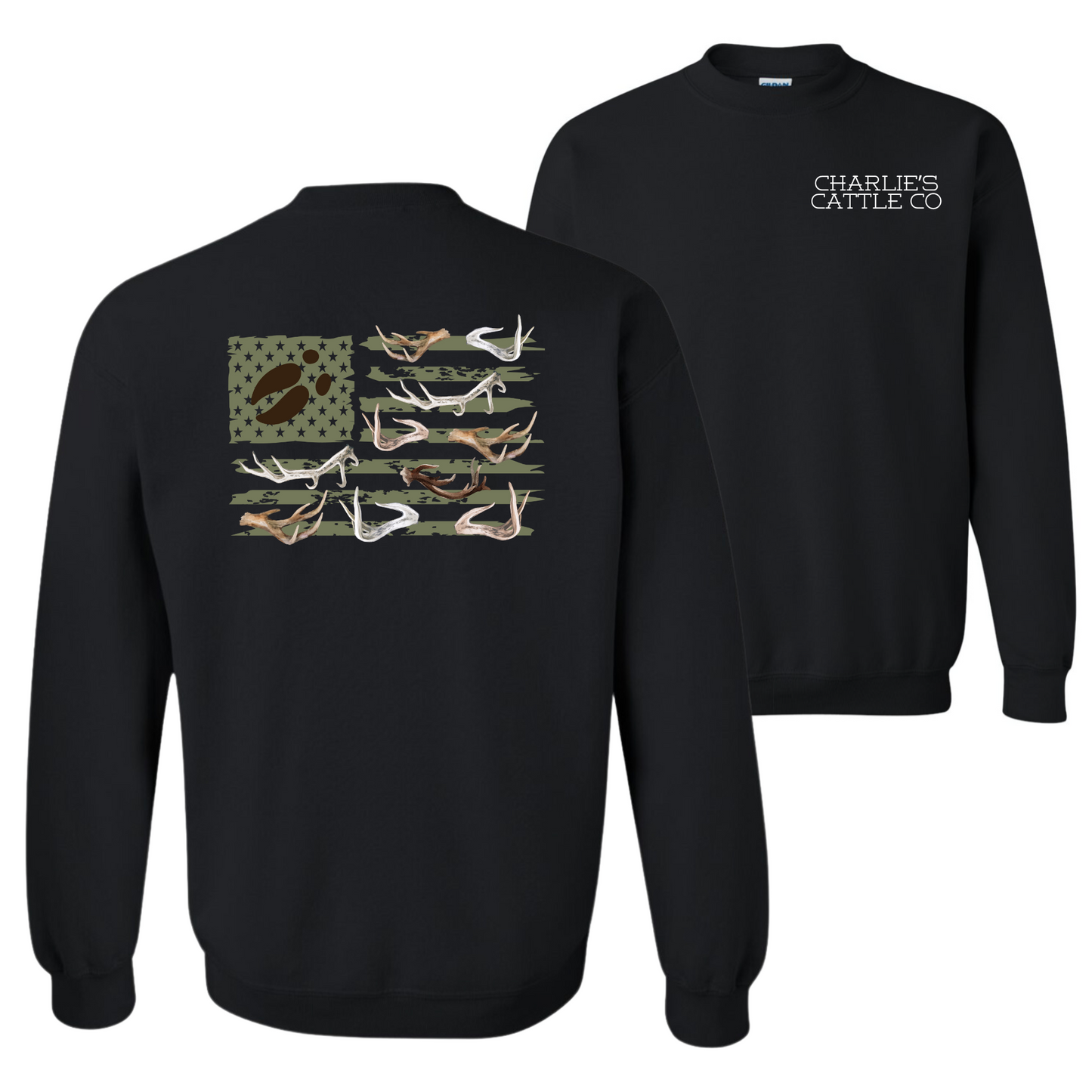 Antler Flag Sweatshirt