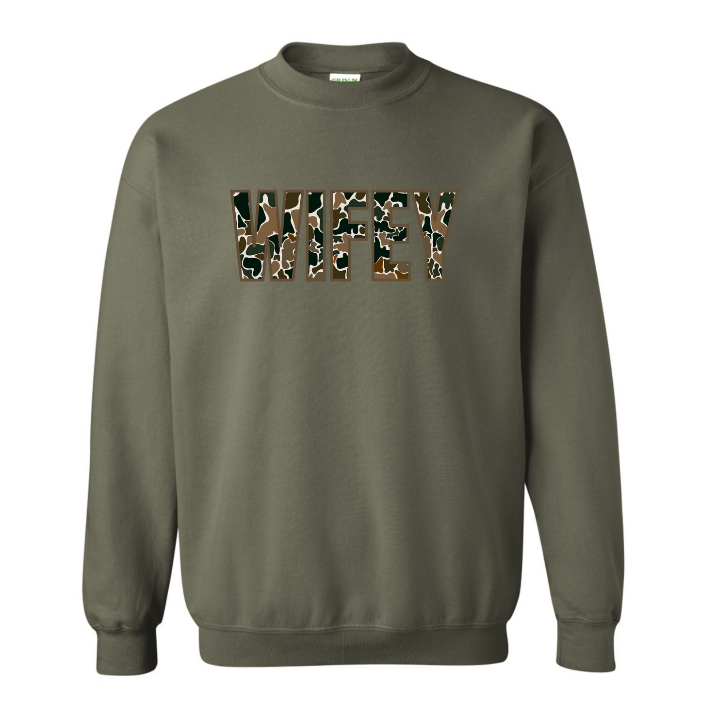 Camo Wifey Sweatshirt