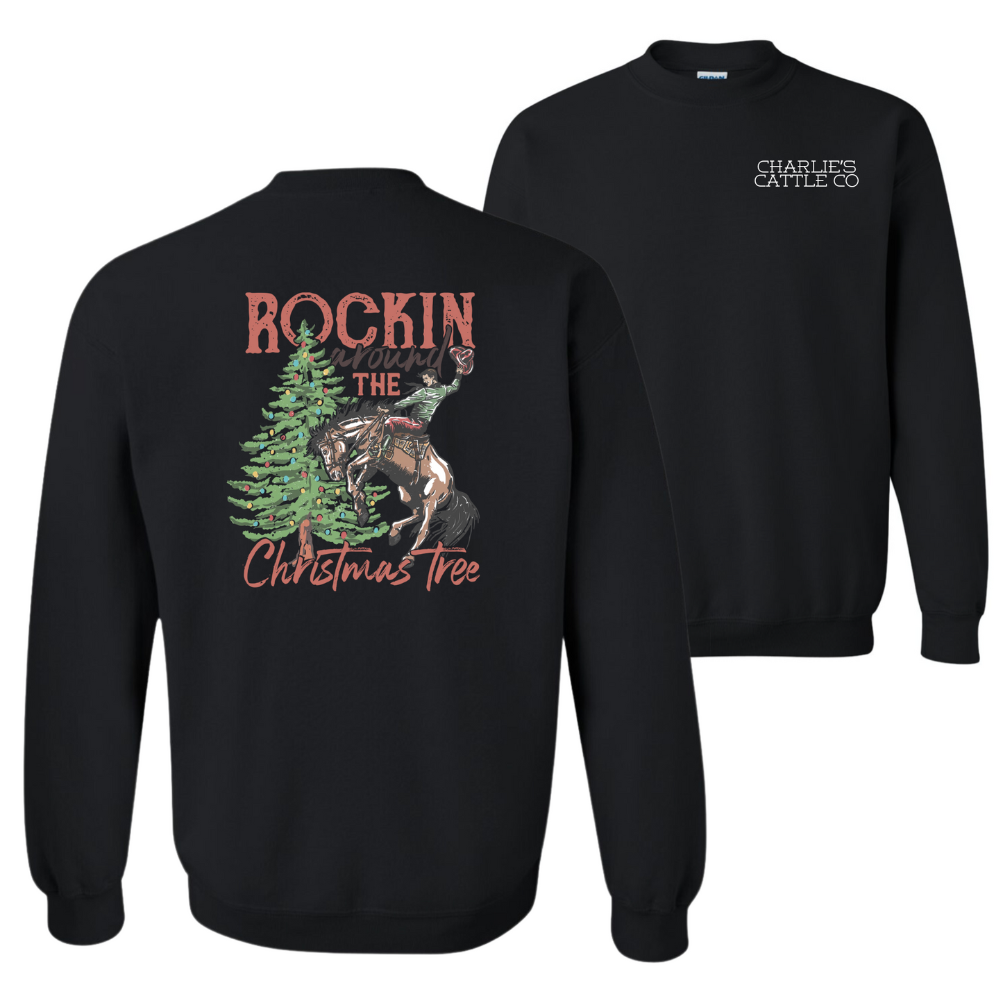 Rock'n Around The Christmas Tree Sweatshirt