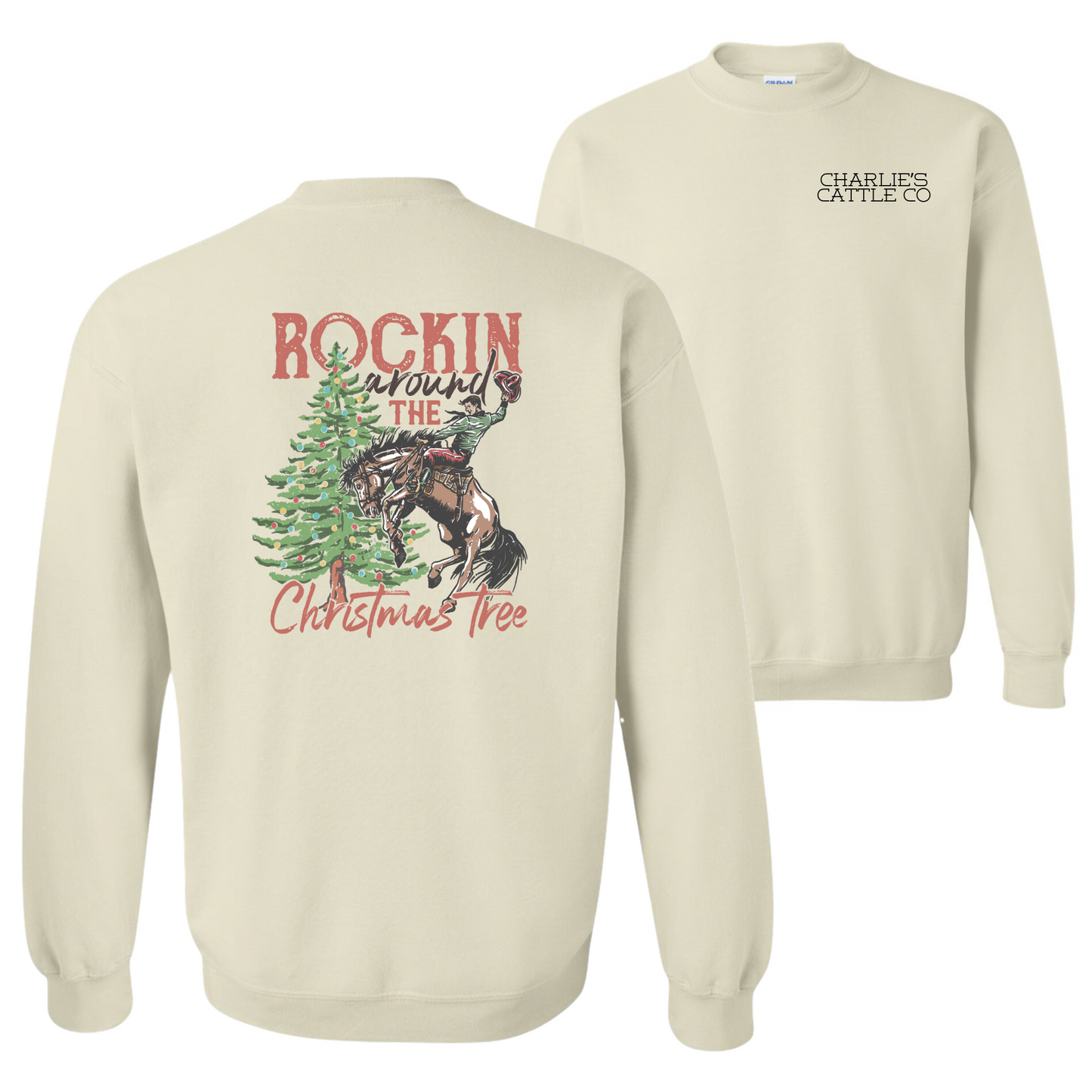 Rock'n Around The Christmas Tree Sweatshirt