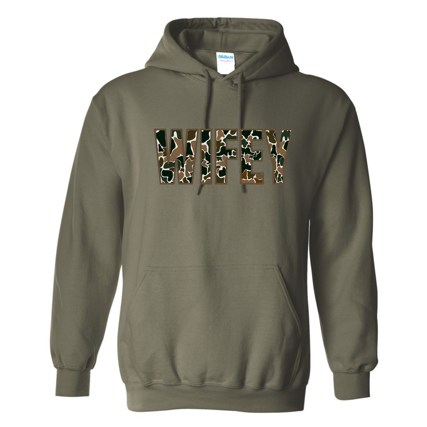 Camo Wifey Hoodie