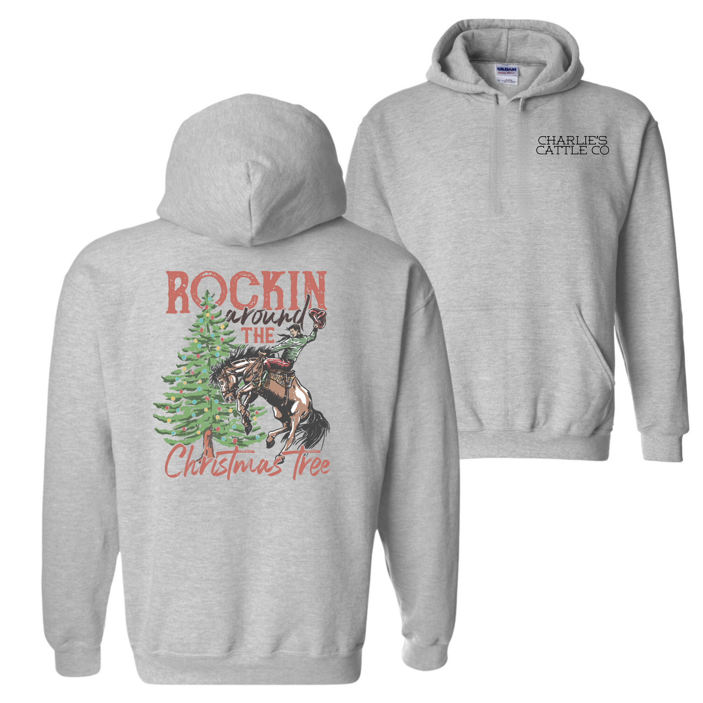 Rock'n Around The Christmas Tree Hoodie