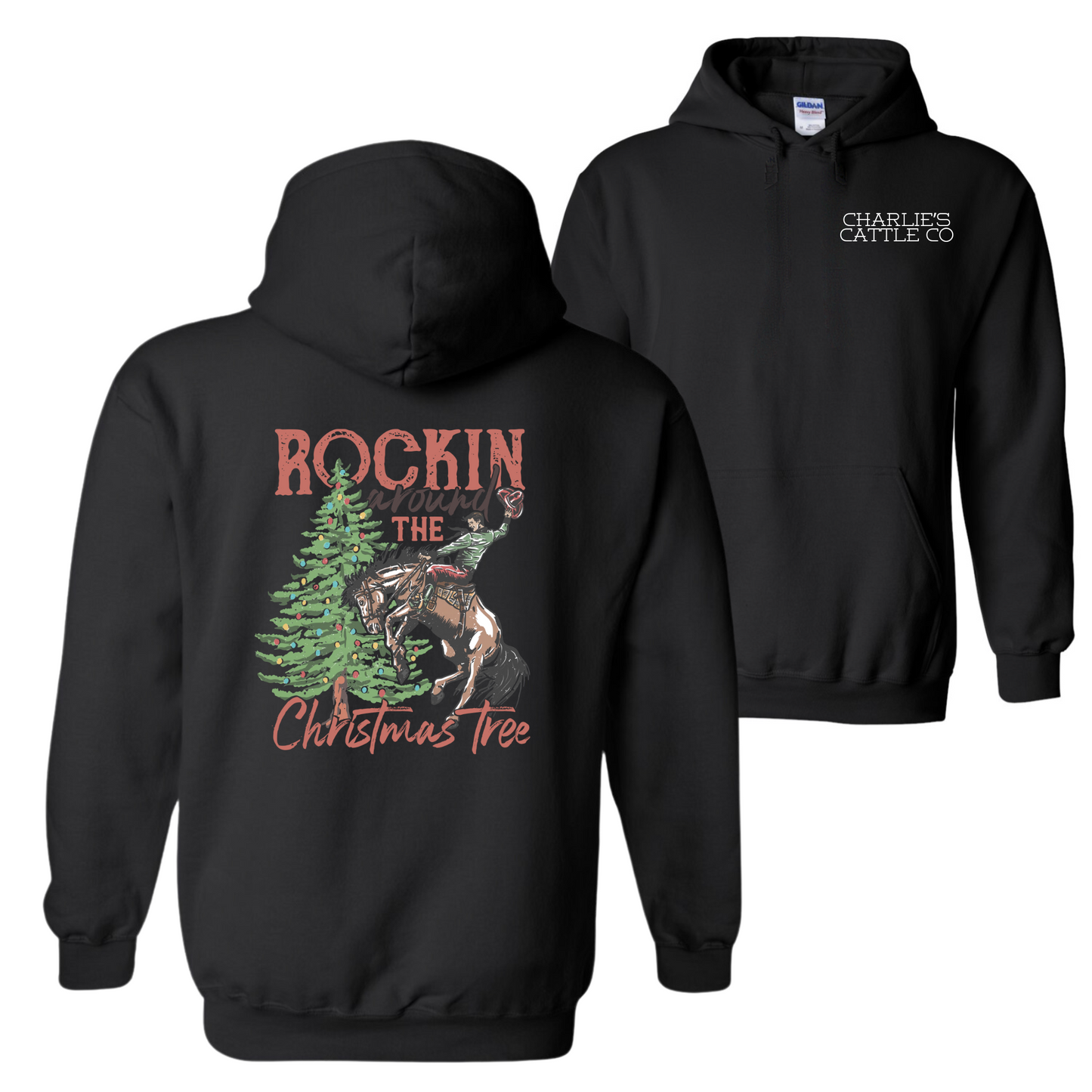 Rock'n Around The Christmas Tree Hoodie