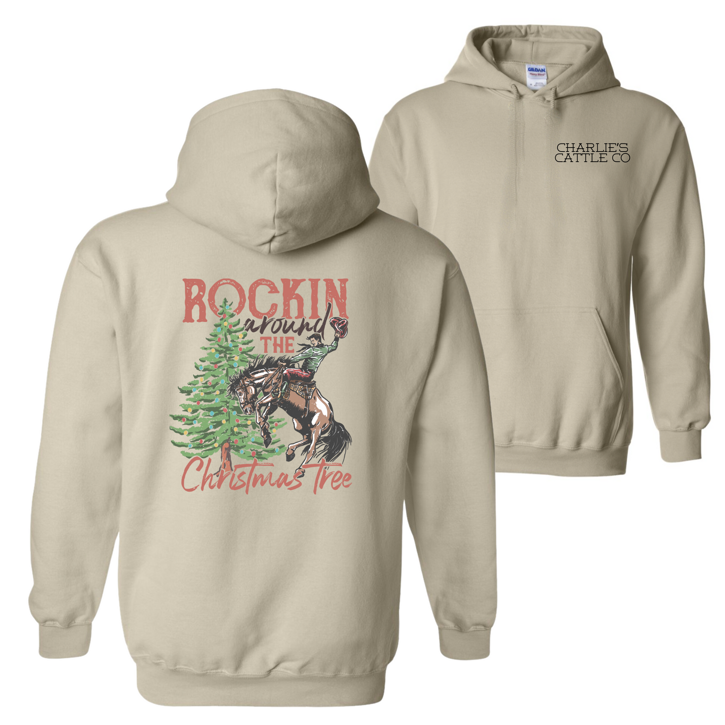 Rock'n Around The Christmas Tree Hoodie