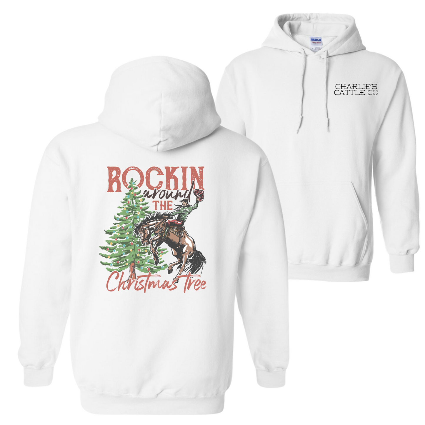 Rock'n Around The Christmas Tree Hoodie