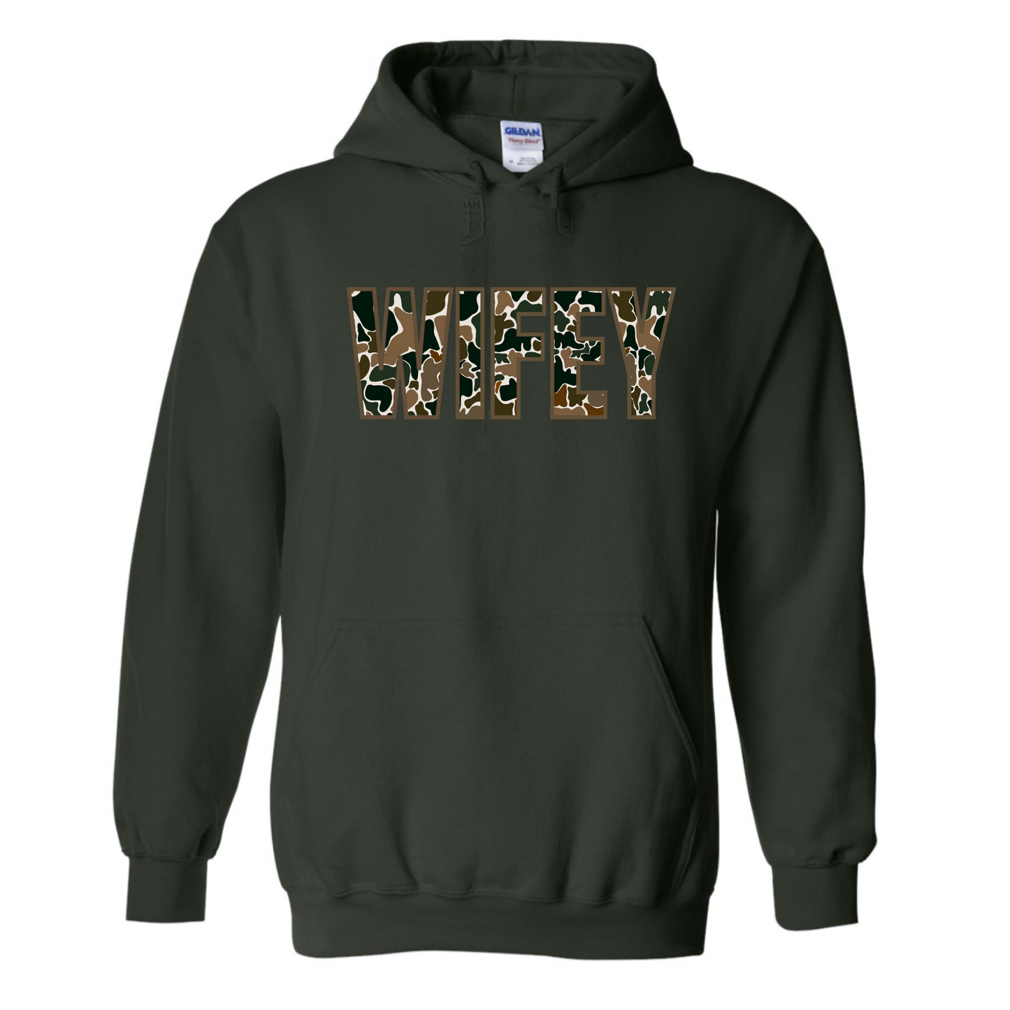 Camo Wifey Hoodie