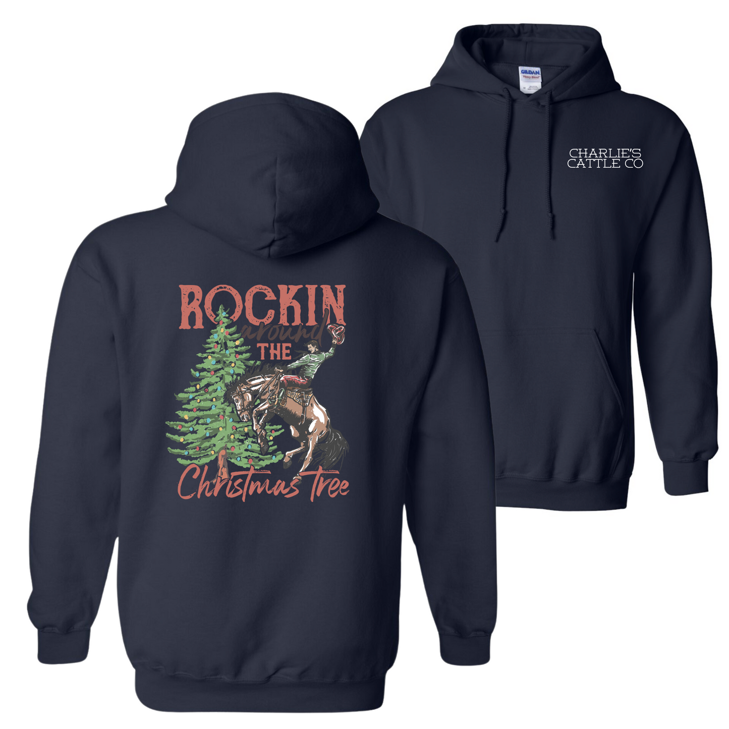 Rock'n Around The Christmas Tree Hoodie