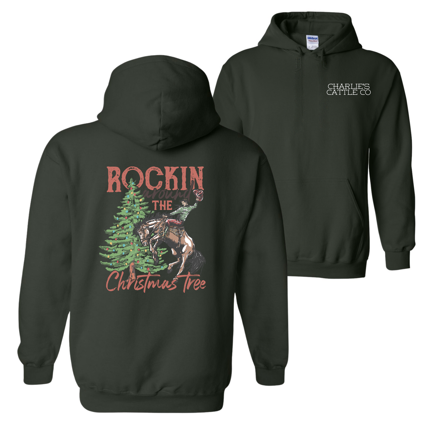 Rock'n Around The Christmas Tree Hoodie