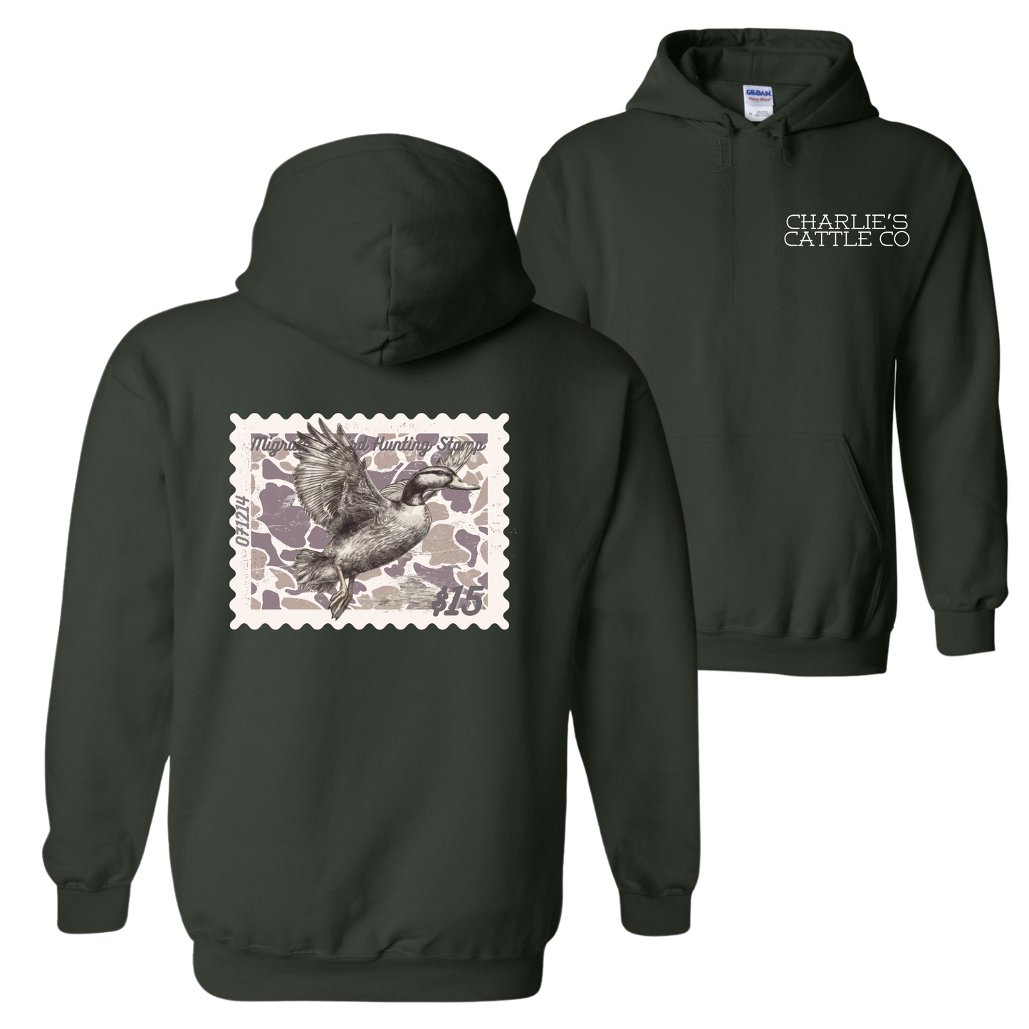 Vintage Duck Stamp Hoodie