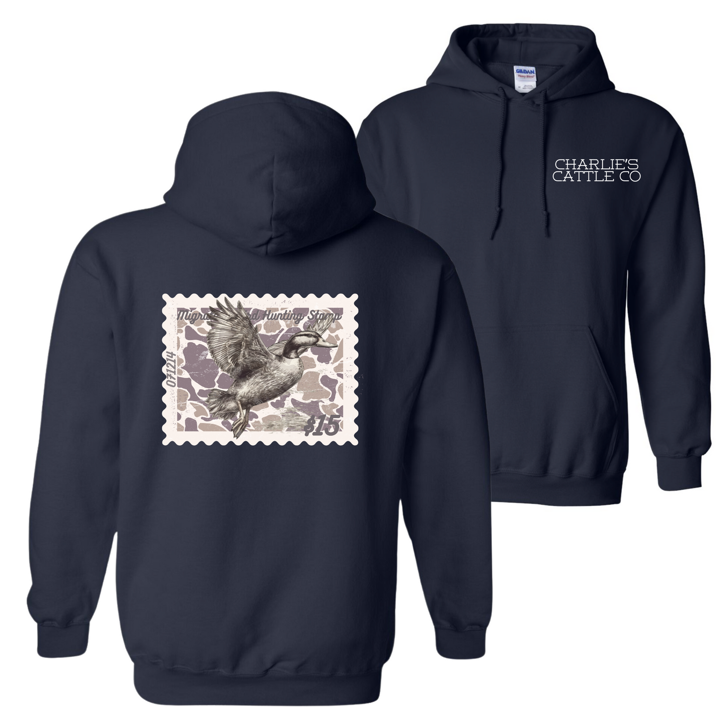 Vintage Duck Stamp Hoodie