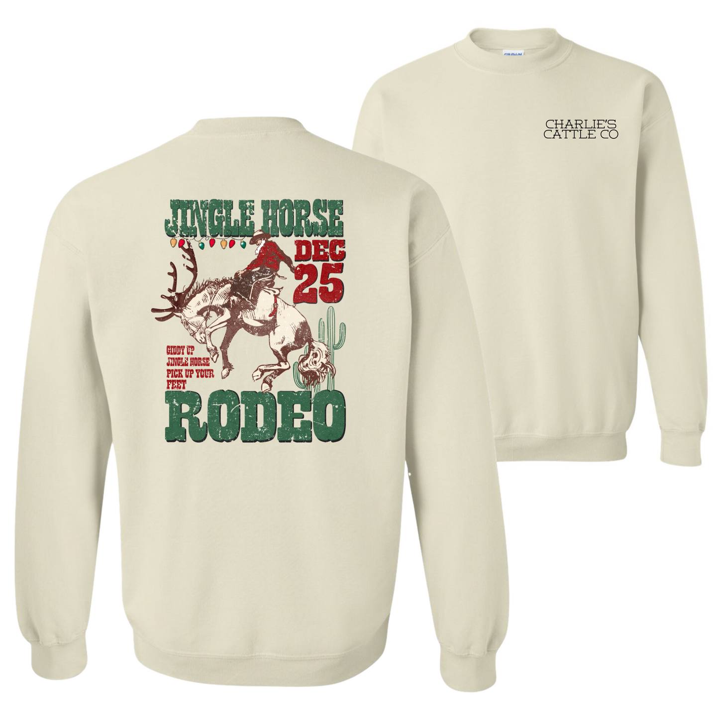 Jingle Horse Rodeo Sweatshirt