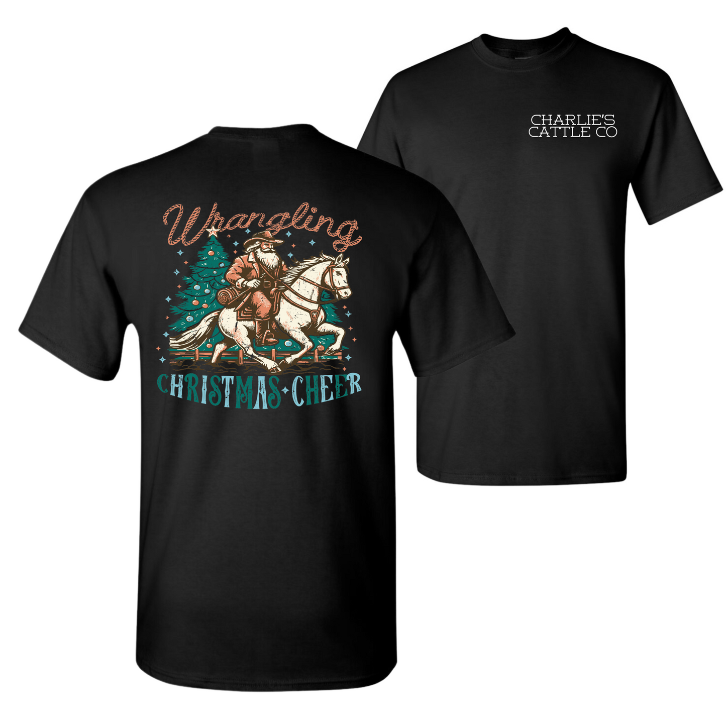 Wranglin' Christmas Cheer T-Shirt