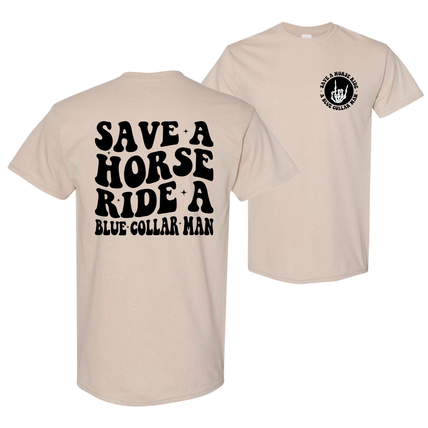 Ride A Blue Collar Man T-Shirt