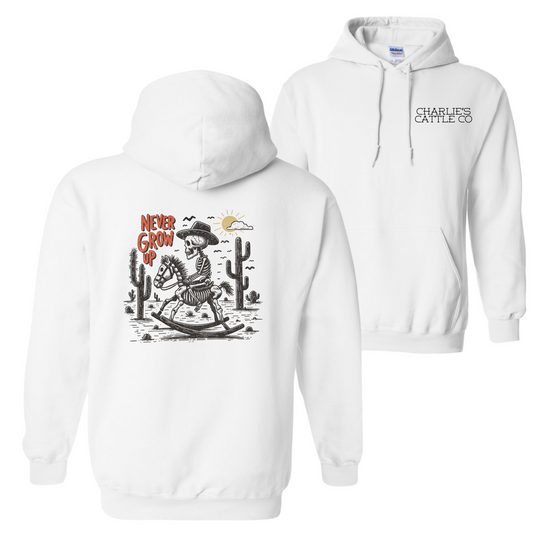 Never Grow Up Hoodie