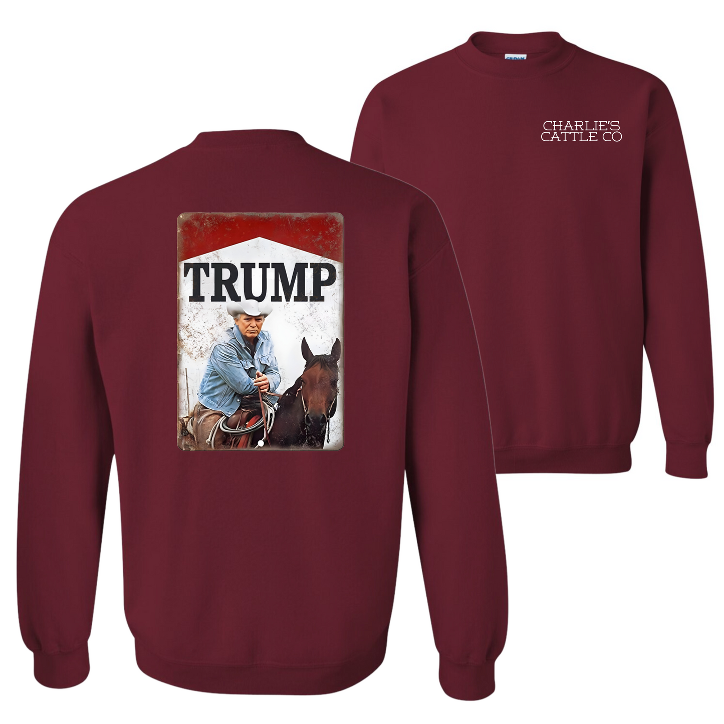 Cowboy Trump Sweatshirt