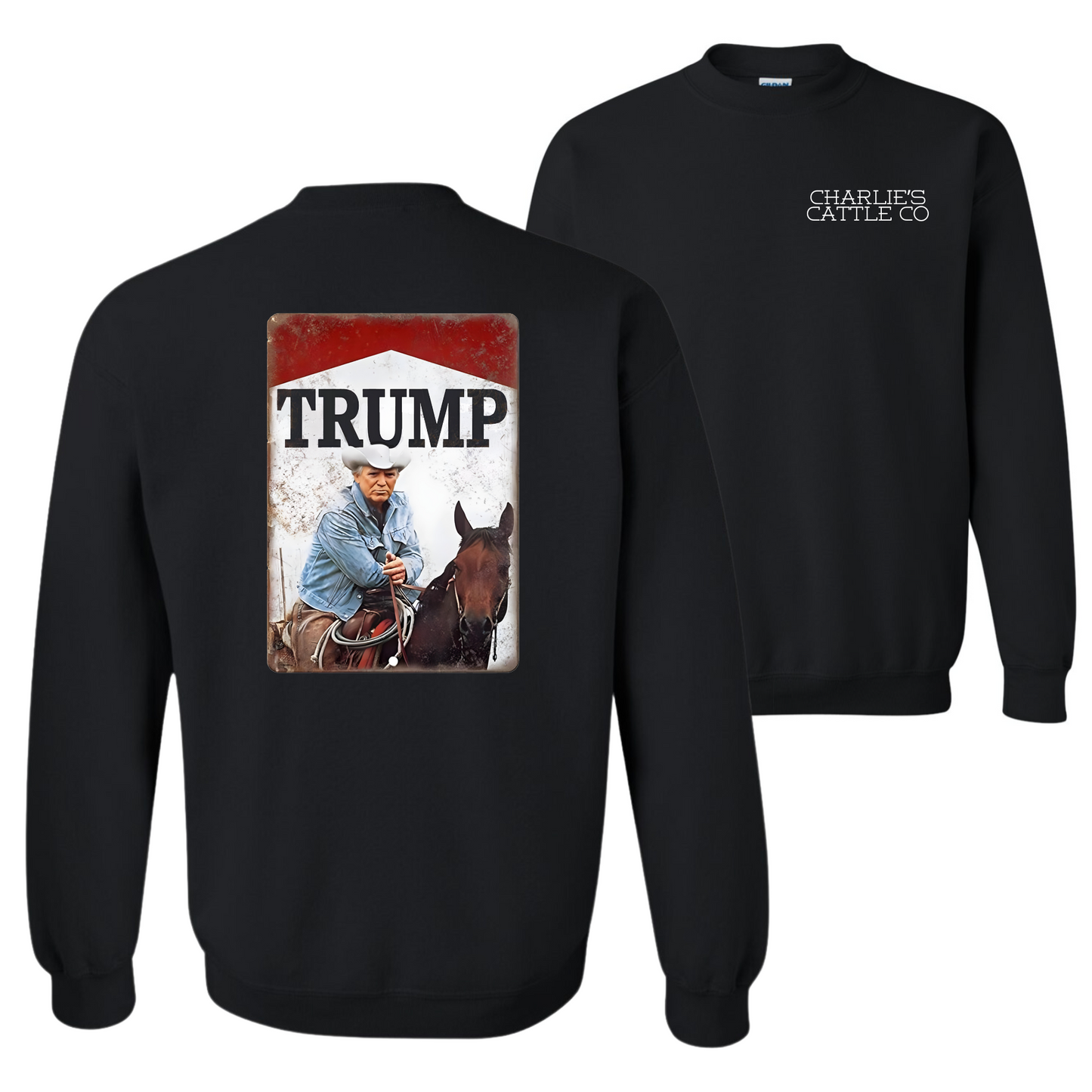 Cowboy Trump Sweatshirt