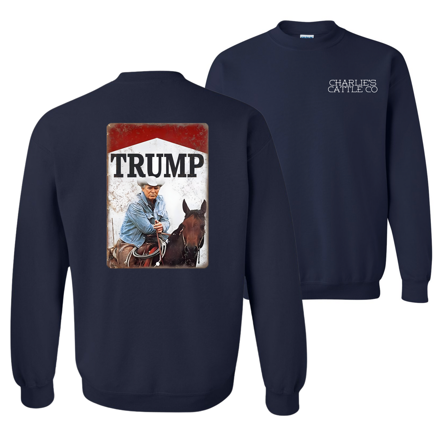 Cowboy Trump Sweatshirt