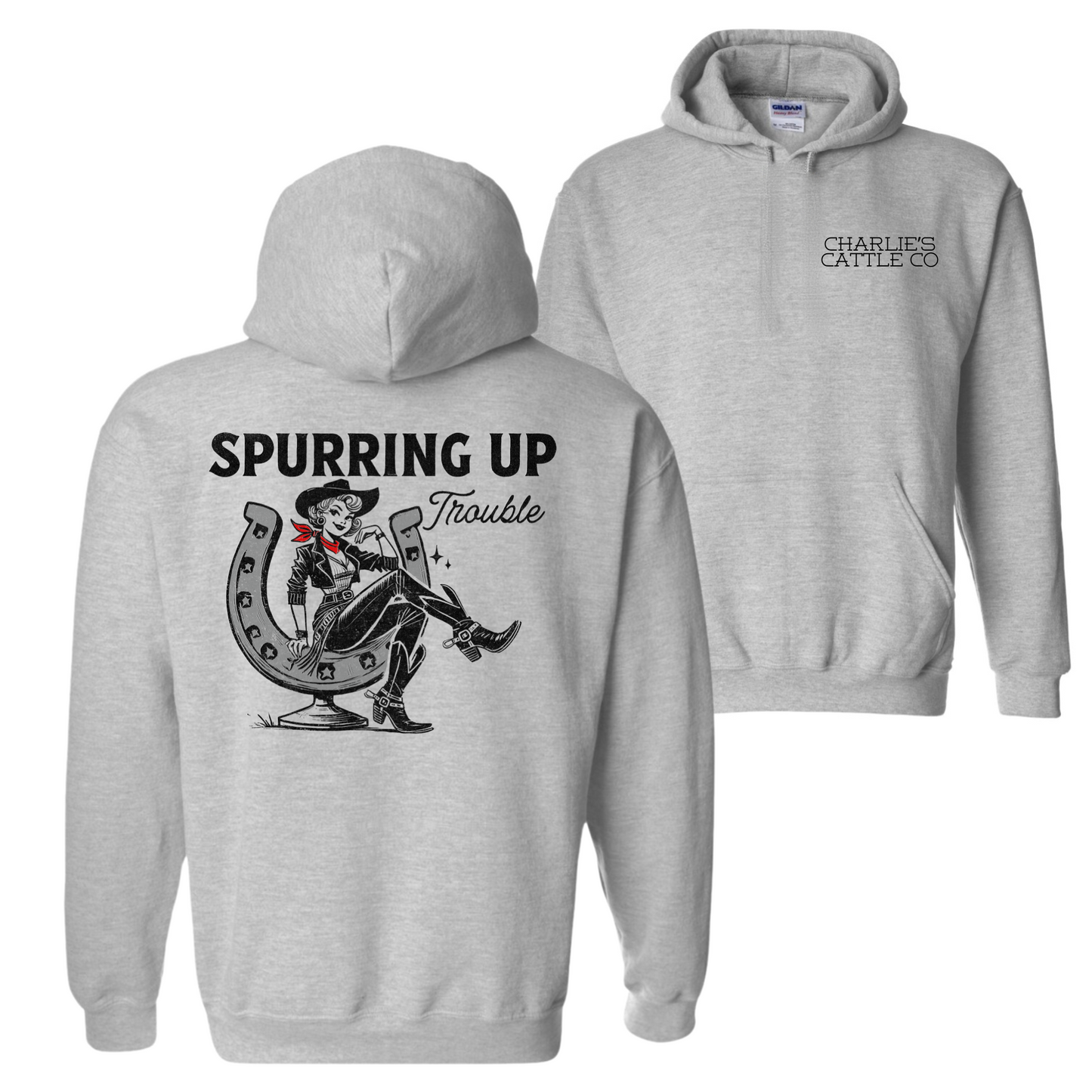 Spurring Up Trouble Hoodie