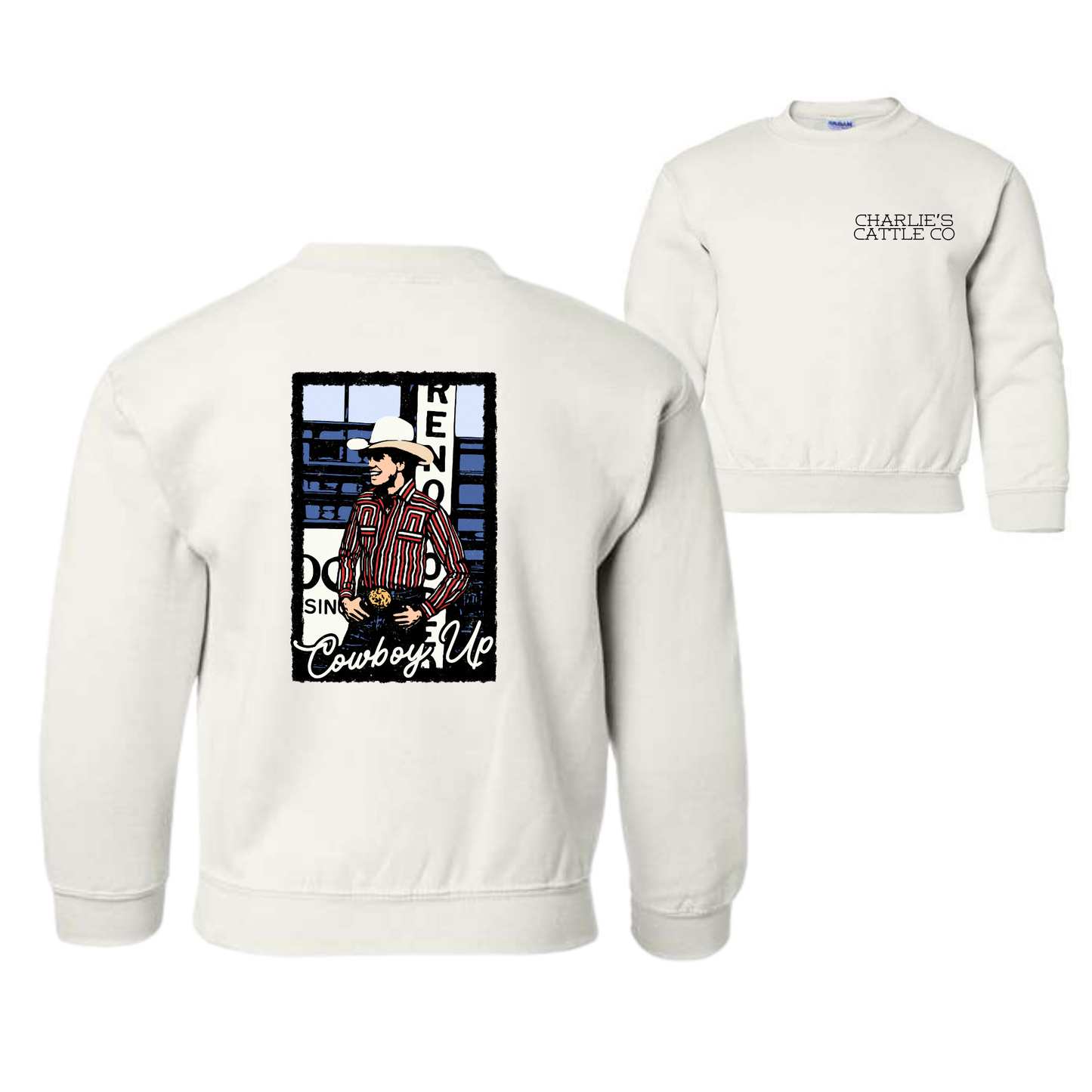 Lane Frost Cowboy Up Youth Sweatshirt