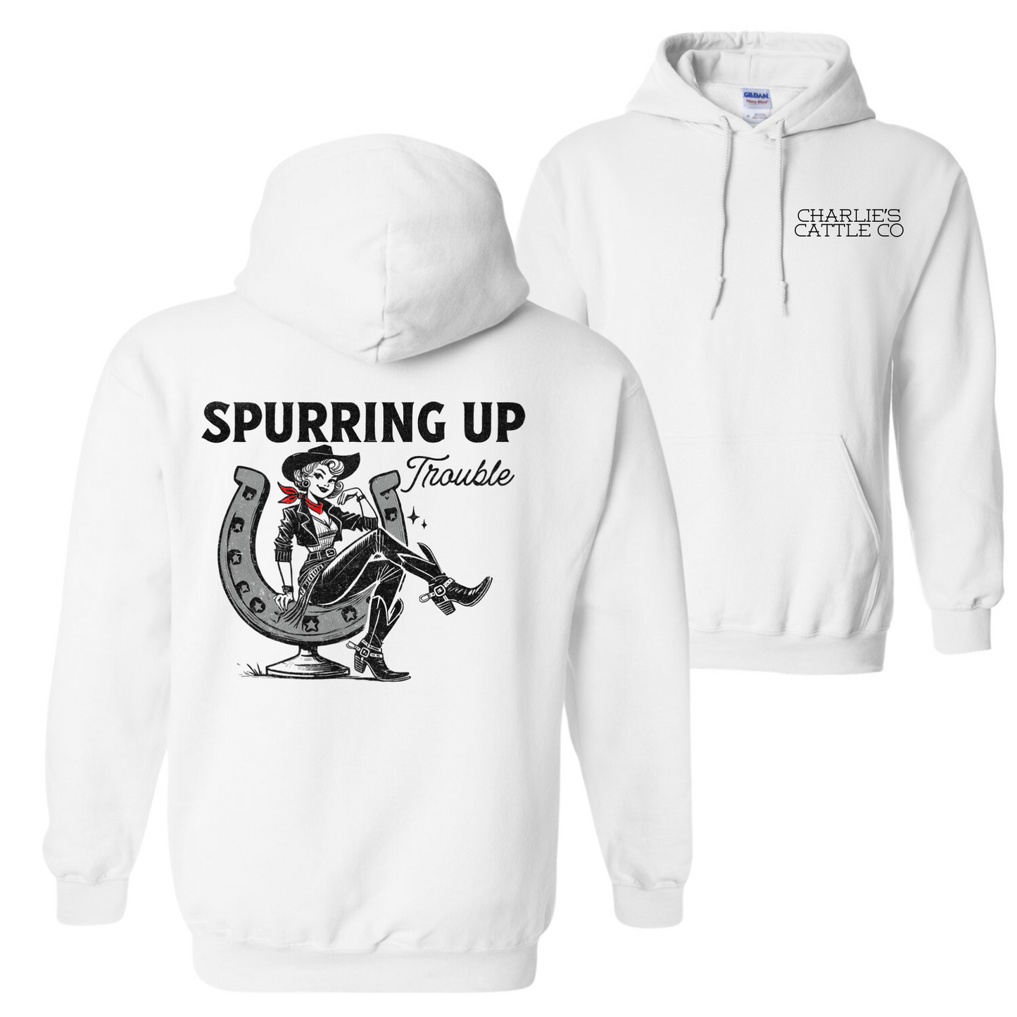 Spurring Up Trouble Hoodie