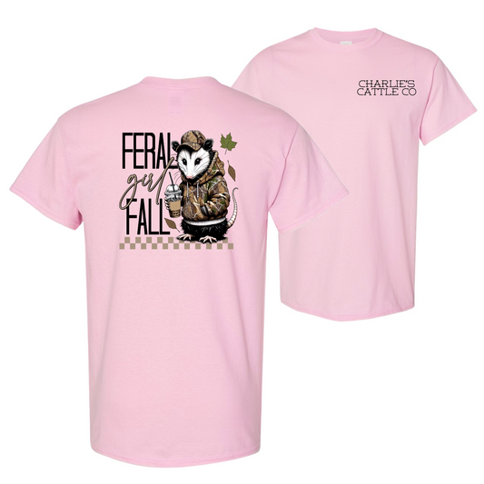 Feral Girl Fall T-Shirt