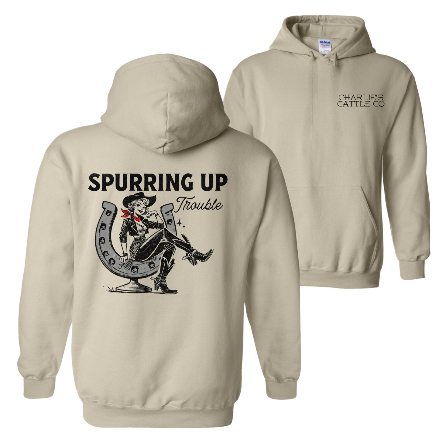 Spurring Up Trouble Hoodie