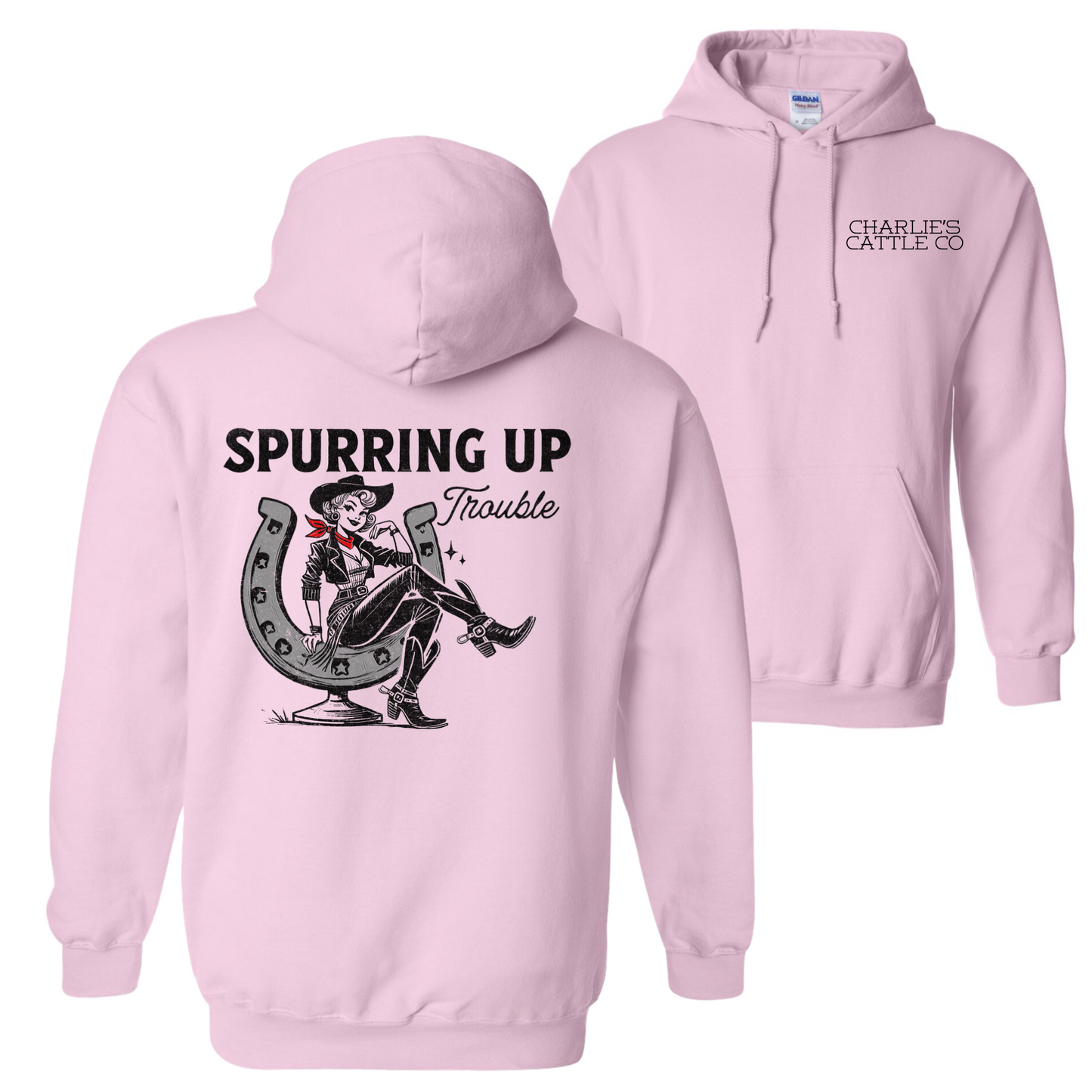 Spurring Up Trouble Hoodie