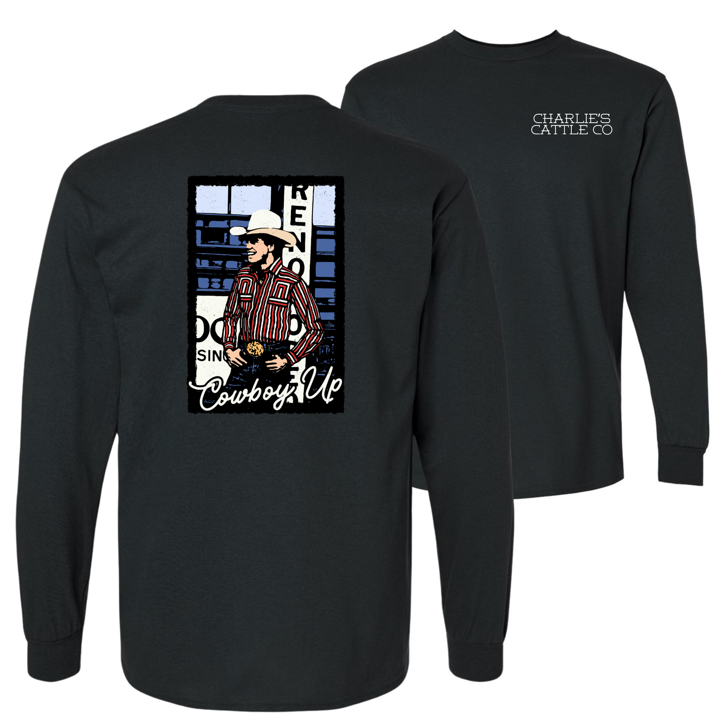 Lane Frost Cowboy Up Long Sleeve Tee