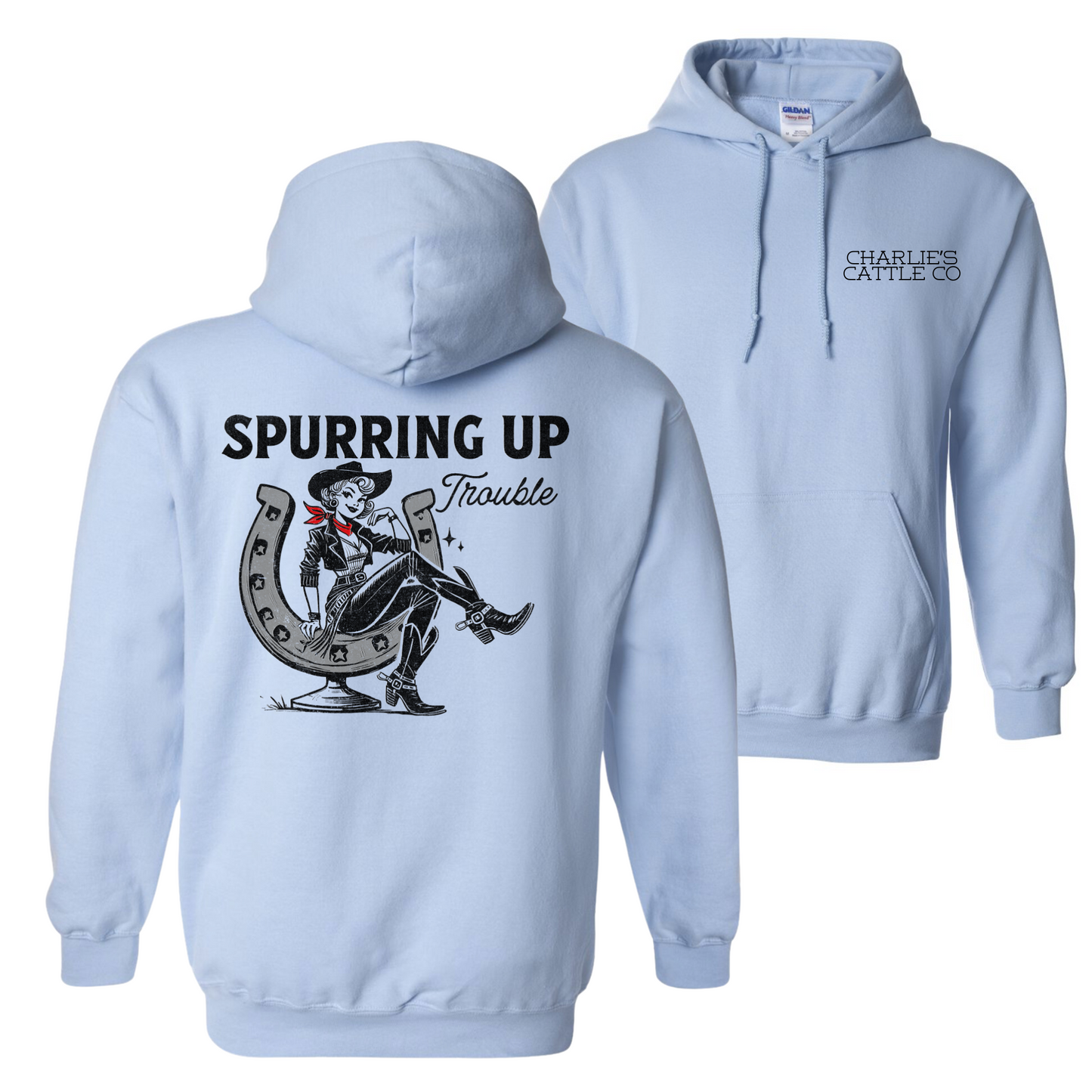 Spurring Up Trouble Hoodie