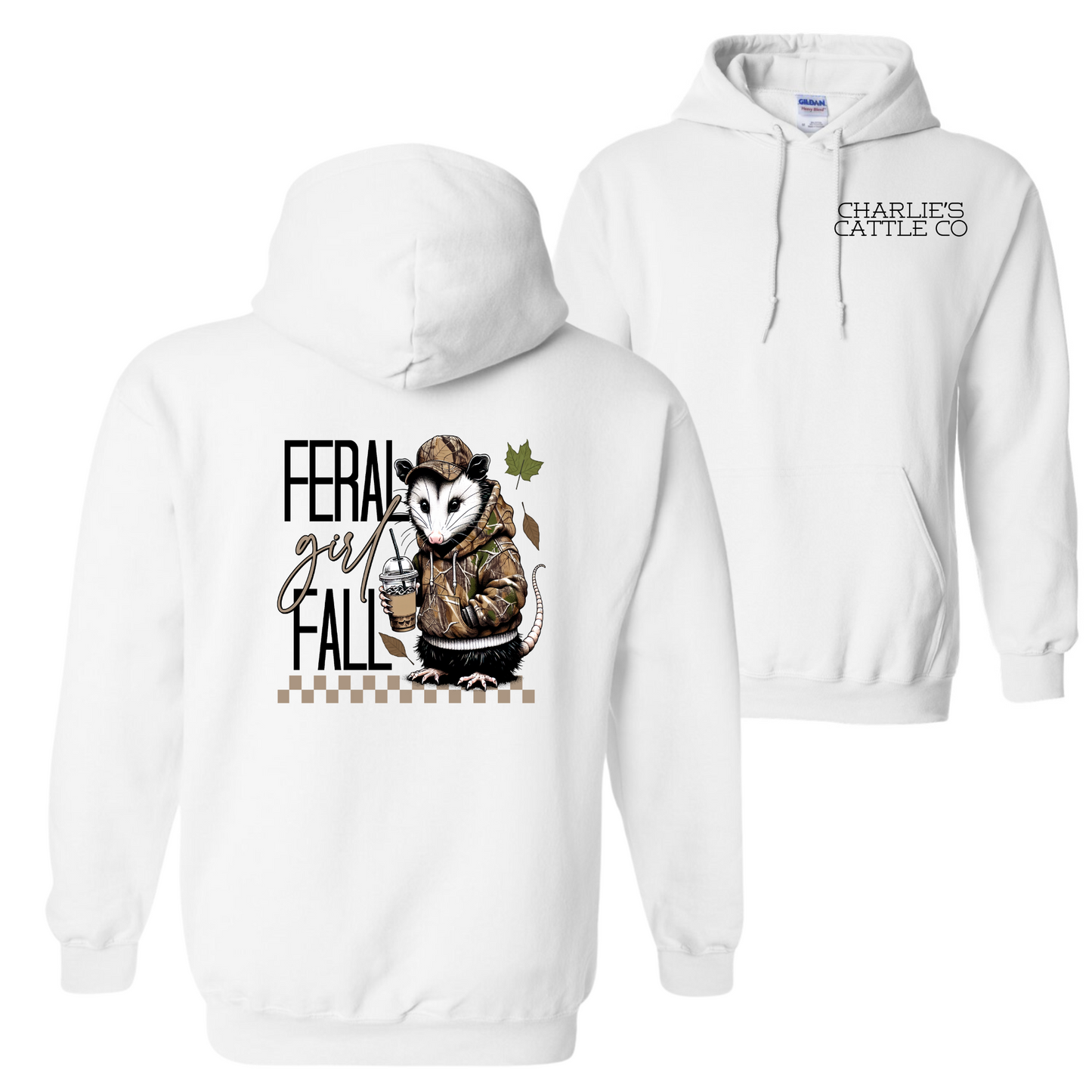 Feral Girl Fall Hoodie