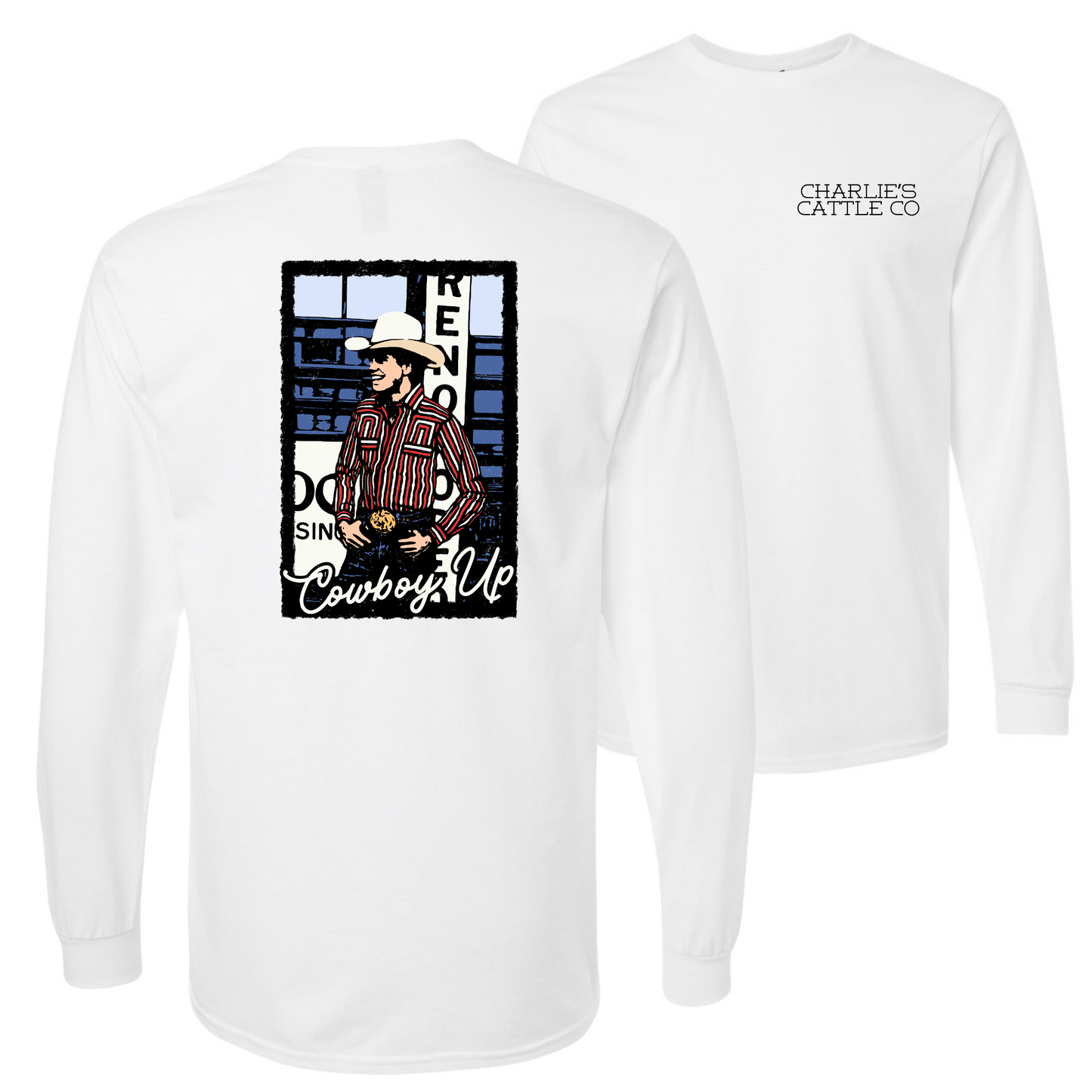 Lane Frost Cowboy Up Long Sleeve Tee