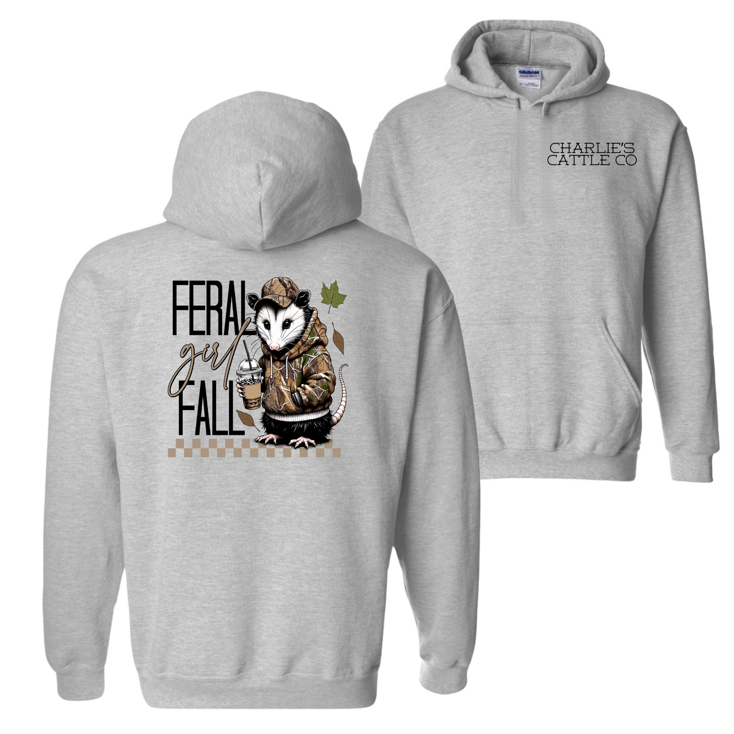 Feral Girl Fall Hoodie