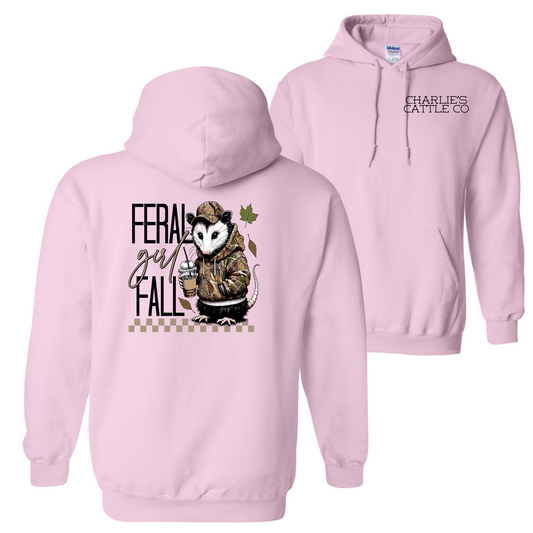 Feral Girl Fall Hoodie